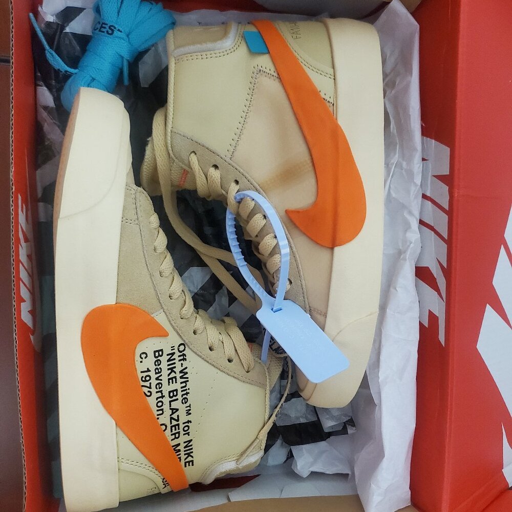 Sz 4 Off-White Nike x Blazer Mid ‘All Hallows Eve